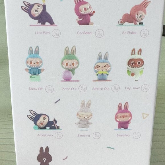 Pop Mart Labubu Lazy Yoga Series – Ab Roller- NIB - Picture 6 of 8